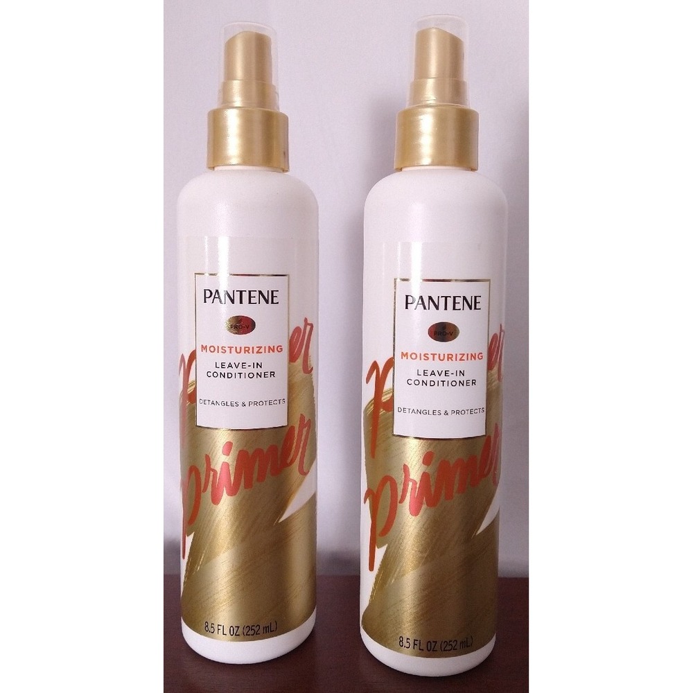 (2) Pantene Pro-V LOT Leave In Conditioner Mist Protect Detangle Hair Moisture